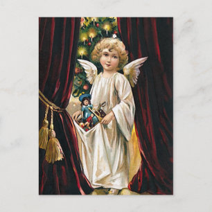 Arms full of Joy -Christmas greeting postcard