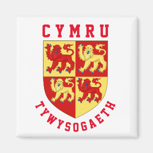 Arms of Medieval Principality of Wales Magnet