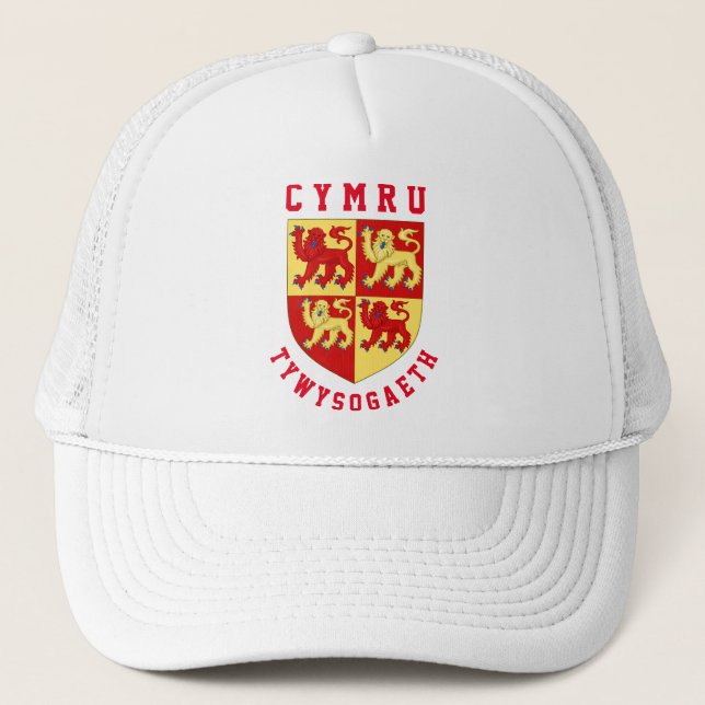 Arms of Medieval Principality of Wales Trucker Hat (Front)