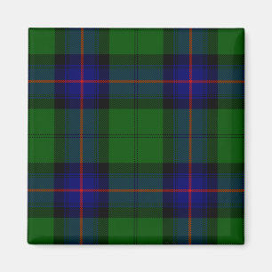 Armstrong clan tartan blue green plaid magnet