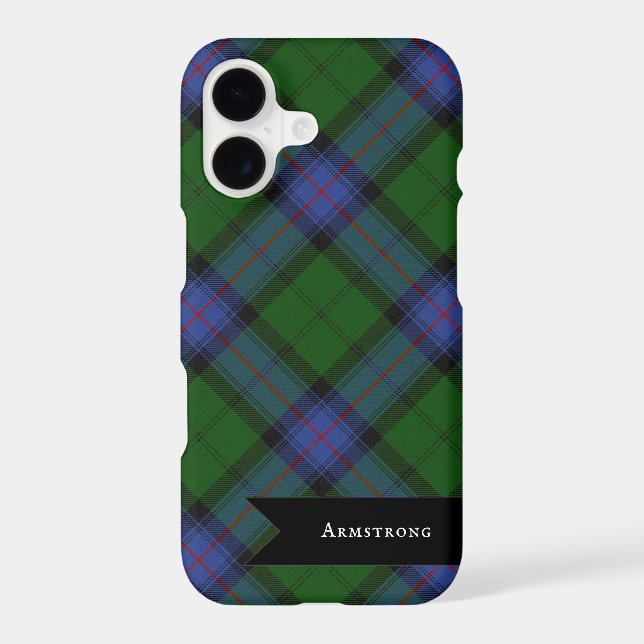 Armstrong Clan Tartan Scottish Plaid Pattern (Back)