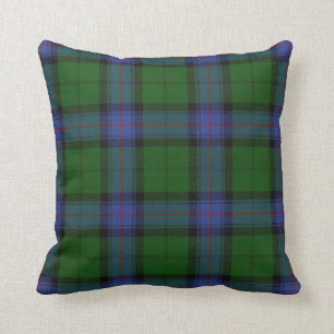 Armstrong Clan Tartan Scottish Plaid Pattern Throw Pillow