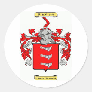 armstrong (en) classic round sticker