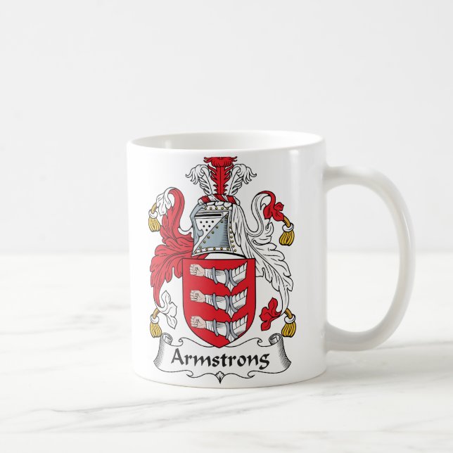 Armstrong Family Crest Coffee Mug (Right)