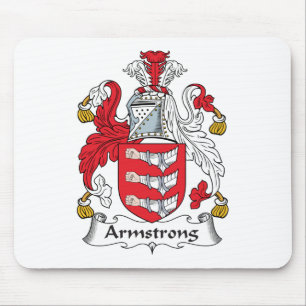 Armstrong Family Crest Mouse Pad