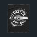 Armstrong Funny Surname Family Tree Birthday Reuni Fleece Blanket<br><div class="desc">Armstrong Funny Surname Family Tree Birthday Reuni</div>