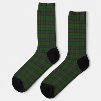 Armstrong Official Clan Tartan with your initials Socks