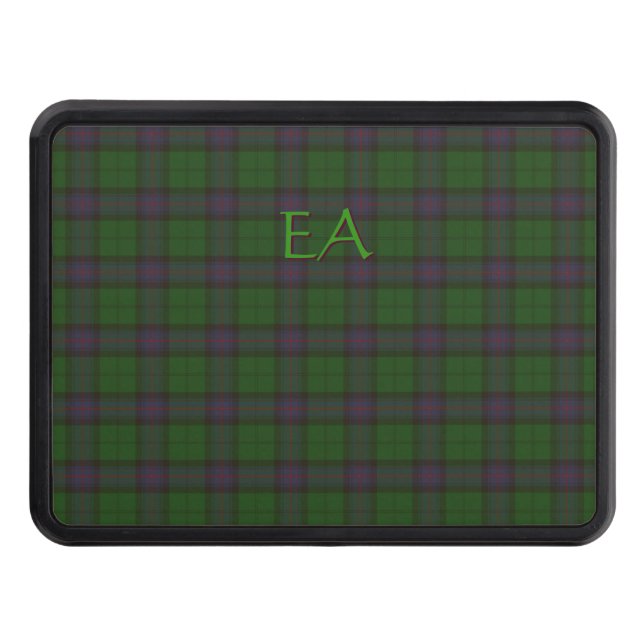 Armstrong Official Clan Tartan with your initials Trailer Hitch Cover (Front)
