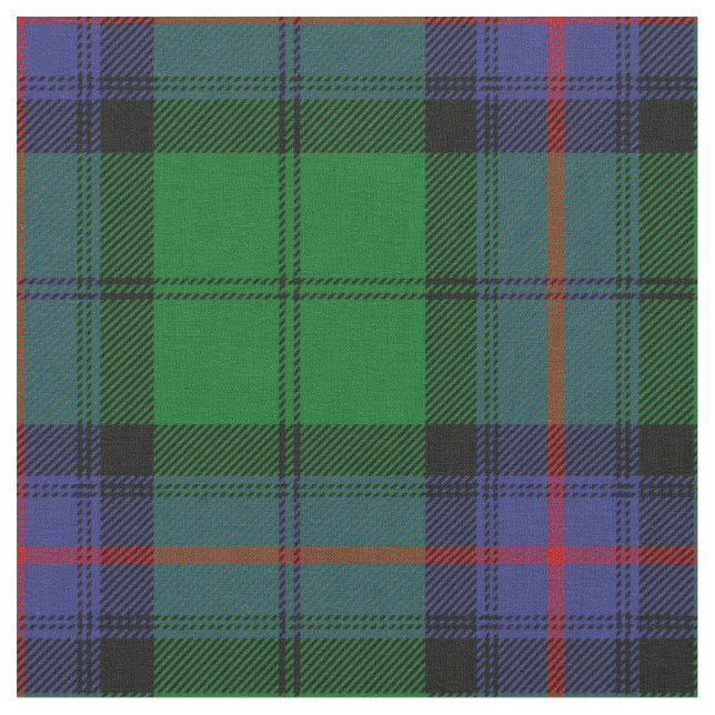 Armstrong Scottish Clan Tartan Fabric (Close Up)