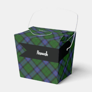 Armstrong Scottish Tartan Plaid Pattern Favor Box