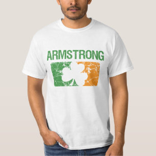Armstrong Surname Clover T-Shirt