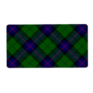 Armstrong tartan bleu et vert plaid
