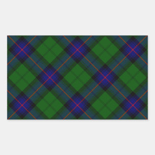 Armstrong tartan blue and green plaid sticker