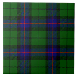 Armstrong tartan blue and green plaid tile