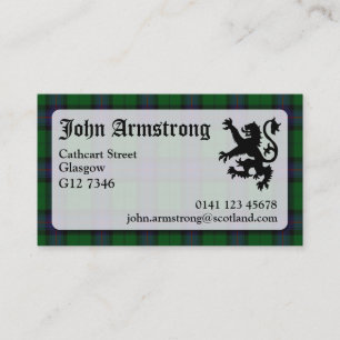 Armstrong Tartan Business Card