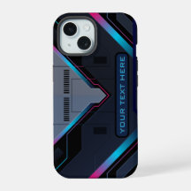 Armure de Mecha Cyberpunk Néo Bleu Violet Nom Pers