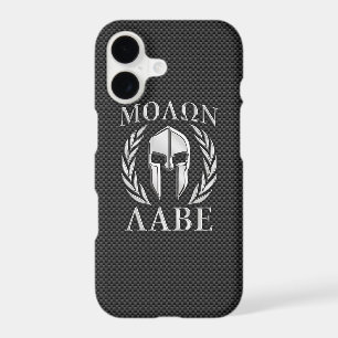 Armure de Spartan de style chrome Molon Labe en fi