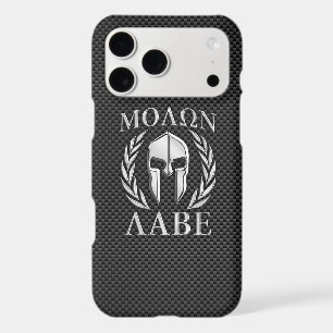 Armure de style chrome Molon Labe spartiate en fib