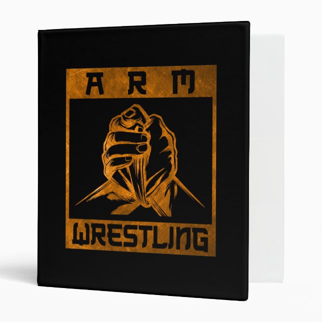 Armwrestling Hands Arm Wrestling Binder (Front/Inside)