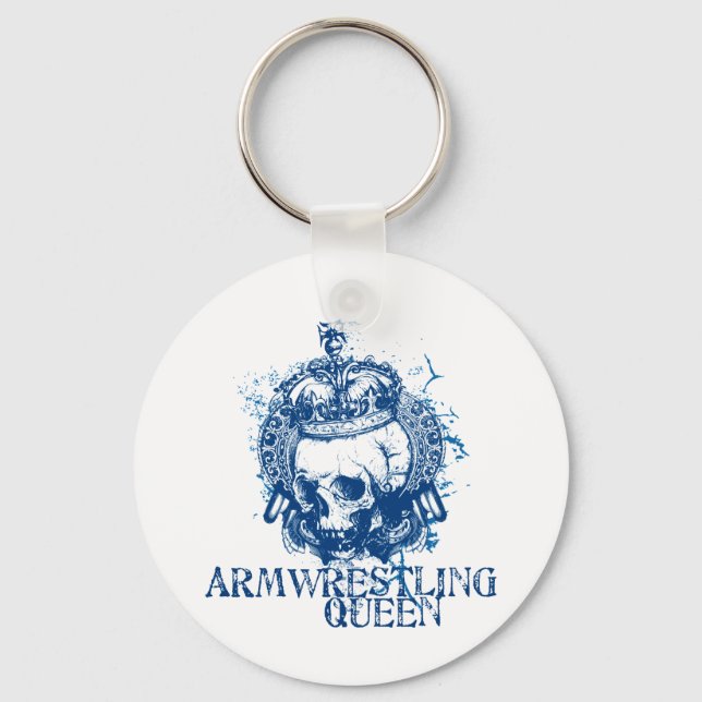 Armwrestling Queen Keychain (Front)