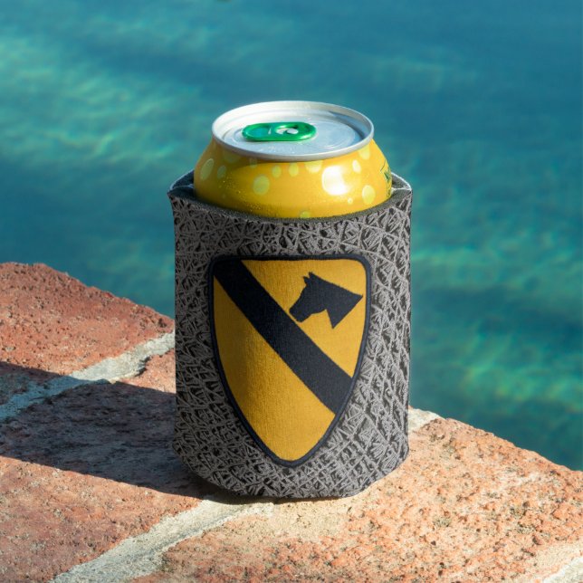 Army 1st Cavalry Division Fort Hood Can Cooler (In Situ Pool)