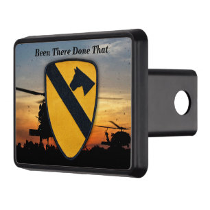 Army 1st Cavalry Division Fort Hood Veterans Trailer Hitch Cover