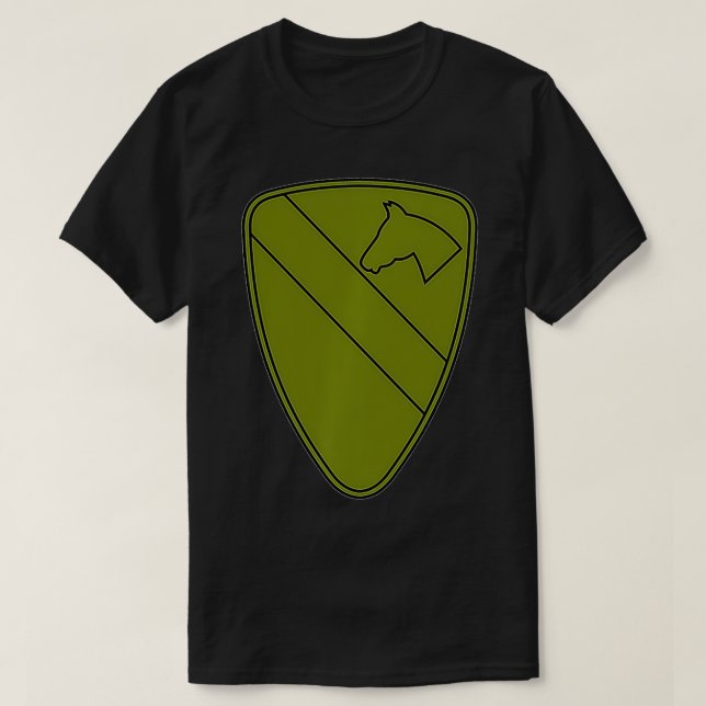 Army 1st Cavalry Division  O T-Shirt (Design Front)