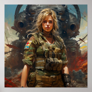 Army 24 - Inspiring Poster for Military Enthusiast