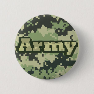Army 2 Inch Round Button