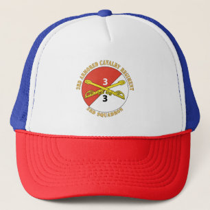 Army - 3rd Squadron - 3rd Armoured Cavalry Regimen Trucker Hat
