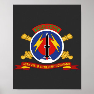 Army - 56th Field Artillery Command Poster