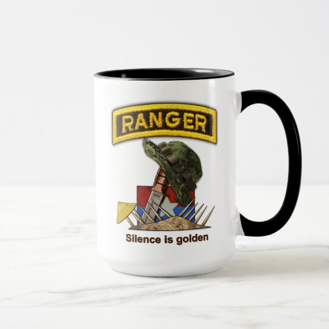 Army 75th Ranger Regiment Rangers Fort Benning Mug (Right)