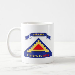 Army - 7th United States Army  w 7 Steps Hell w Sc Coffee Mug