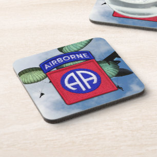 Army 82nd ABN DIV Fort Bragg Veterans Coaster