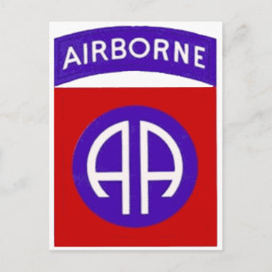 Army 82nd Airborne Postcard