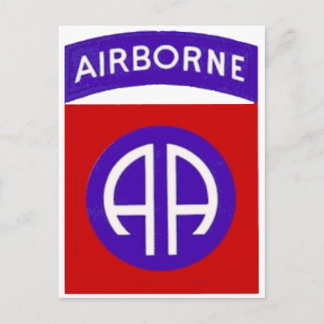 Army 82nd Airborne Postcard