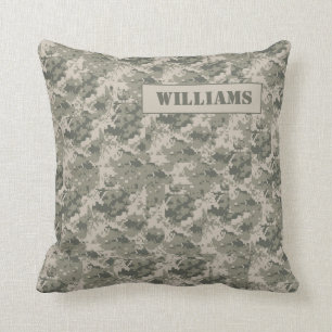 ARMY ACU Camoflauge Digital Couch Throw Pillow