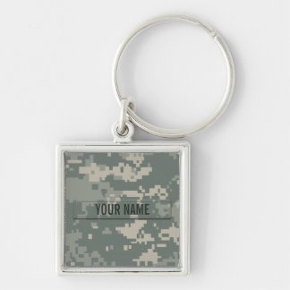 Army ACU Camouflage Customizable Keychain