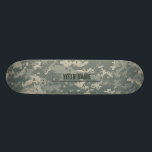 Army ACU Camouflage Customizable Skateboard<br><div class="desc">The digital camouflage pattern as seen on modern army soldiers' uniforms.</div>