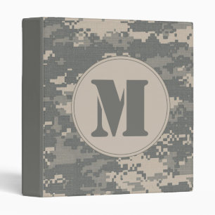 ARMY ACU Digital Camo 3 Ring Binder Scrapbook