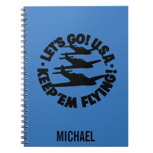 Army Air Corps Poster, 1941 Notebook