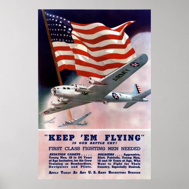 Army Air Corps Recruiting Poster (Front)