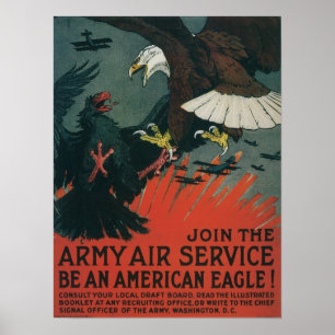 Army Air Service Poster