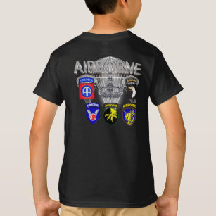 Army Airborne Divisions Past and Present T-Shirt