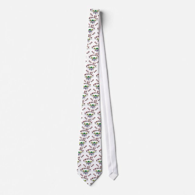 Army Airborne Old Skool Tattoo Tie (Front)
