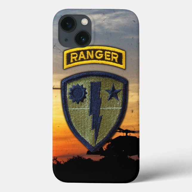 Army airborne rangers lrrps veterans vets Case-Mate iPhone case (Back)