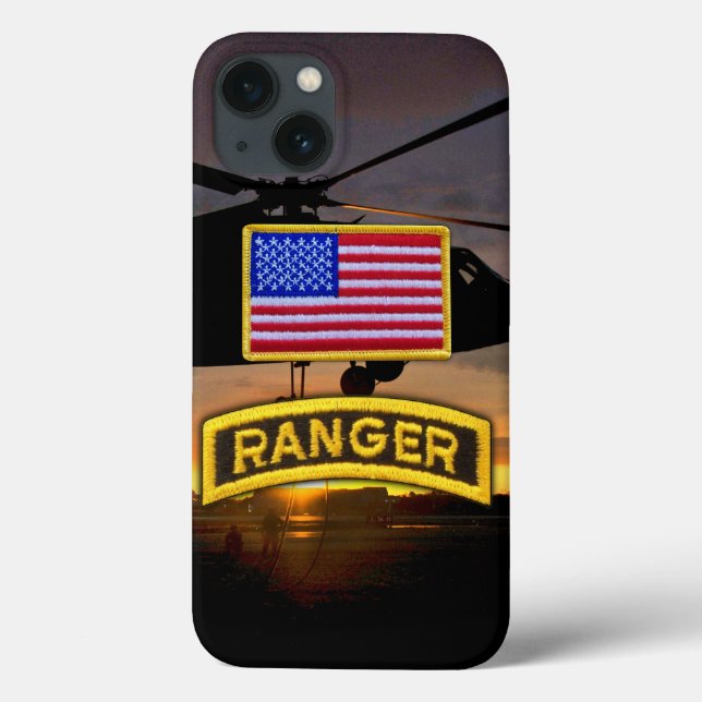Army airborne rangers veterans vets tab Case-Mate iPhone case (Back)
