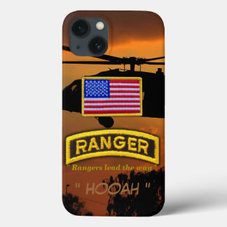 Army airborne rangers veterans vets tab iPhone 13 case