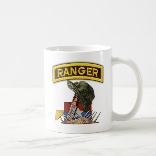 Army Airborne Rangers Veterans Vietnam Nam War Coffee Mug (Right)
