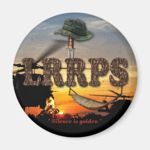 army airborne rangers vietnam war LRRPS Magnet